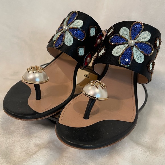 Tory Burch Estella Sandal Size 7 - Picture 3 of 15